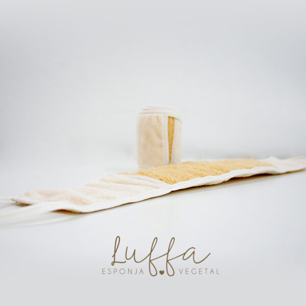 luffa esponja para baño natural tipo faja, estropajo natural,